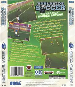 Worldwide Soccer: Sega International Victory Goal Edition - Box - Back Image