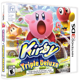 Kirby: Triple Deluxe - Box - 3D Image