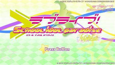 Love Live! School Idol Paradise Vol.3 Lily White - Screenshot - Game Title Image
