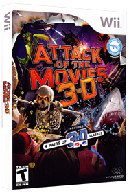 Attack of the Movies 3-D - Box - 3D Image