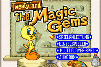 Tweety & The Magic Gems - Screenshot - Game Title Image