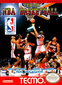 Tecmo NBA Basketball - Box - Front Image