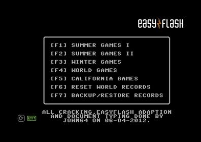 Epyx Games Collection - Screenshot - Game Select Image