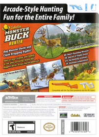 Cabela's Monster Buck Hunter - Box - Back Image