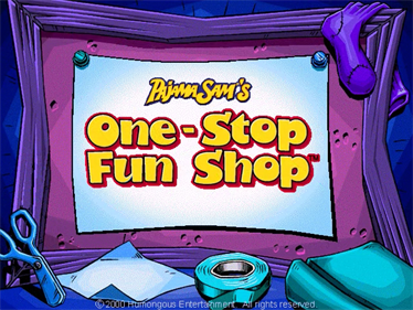 Pajama Sam's One Stop Fun Shop - Screenshot - Game Title Image