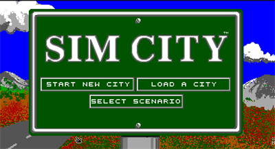 SimCity - Screenshot - Game Title