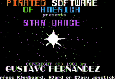Star Dance - Screenshot - Game Title Image