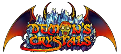 Demon's Crystals - Clear Logo Image