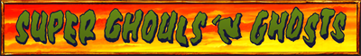 Super Ghouls 'n Ghosts - Clear Logo Image