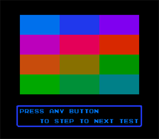 Nintendo Entertainment System Test Cartridge - Screenshot - Gameplay Image