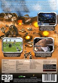 Star Wars: Empire at War - Box - Back Image