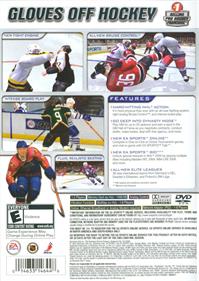 NHL 2004 - Box - Back Image