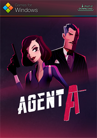 Agent A: A Puzzle in Disguise - Fanart - Box - Front Image