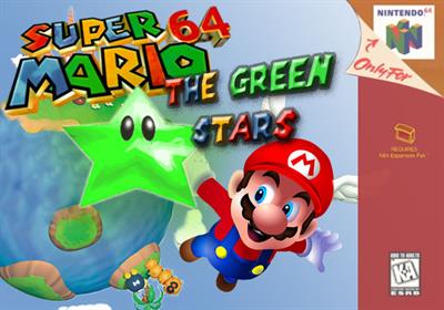Super Mario 64: The Green Stars - Fanart - Box - Front Image