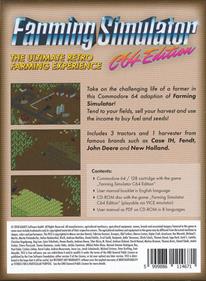 Farming Simulator: C64 Edition - Box - Back Image