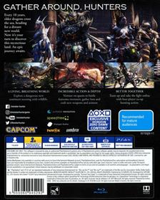 Monster Hunter: World - Box - Back Image