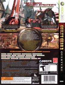 Guilty Gear 2: Overture - Box - Back Image