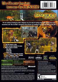 Cabela's Dangerous Hunts - Box - Back Image
