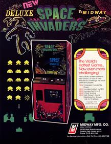 Space Invaders Deluxe - Advertisement Flyer - Front Image