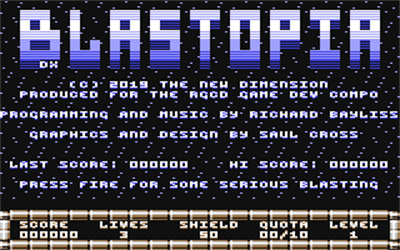 Blastopia DX - Screenshot - Game Title Image