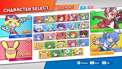 Puyo Puyo Champions - Screenshot - Game Select Image