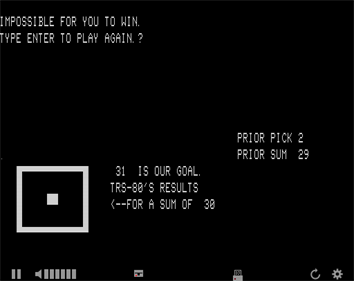 31 Dice - Screenshot - Game Over Image