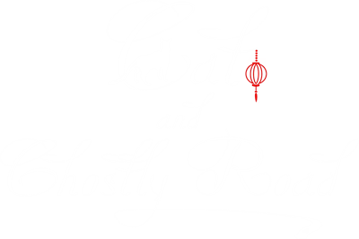 Cat and Ghostly Road - Clear Logo Image