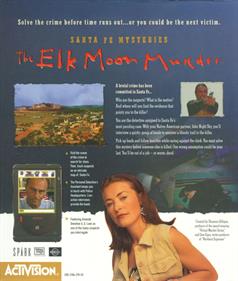 Santa Fe Mysteries: The Elk Moon Murder - Box - Back