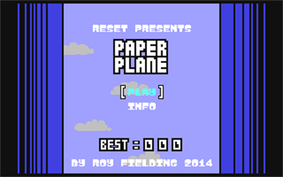 Paper Plane - Screenshot - Game Title Image