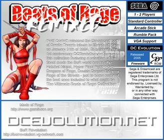 Beats of Rage Collection: Volume 2 - Box - Back Image