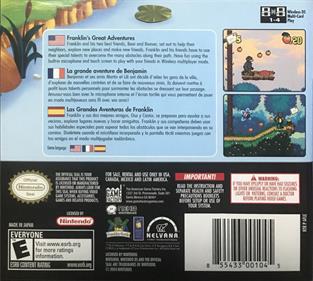 Franklin's Great Adventures - Box - Back Image