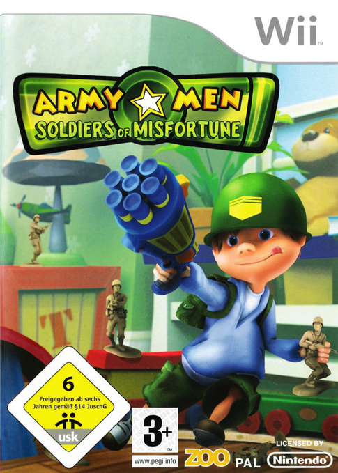 Jogo Army Men: Soldiers of Misfortune - PS2
