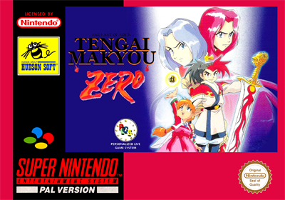 Tengai Makyou Zero - Fanart - Box - Front Image