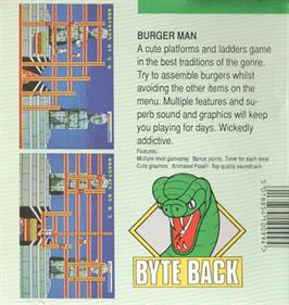 Burger Man - Box - Back Image