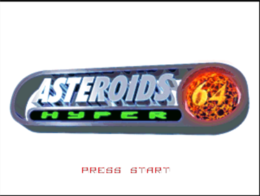 Asteroids Hyper 64 - Screenshot - Game Title Image
