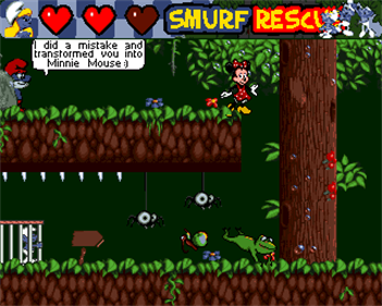 Smurf Rescue - Screenshot - Gameplay Image