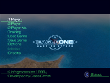 Eagle One: Harrier Attack - Screenshot - Game Title Image