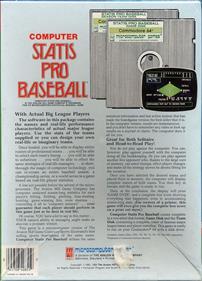 Computer Statis Pro Baseball - Box - Back Image