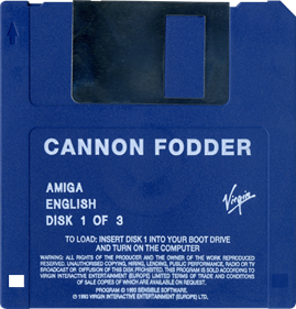 Cannon Fodder - Disc Image