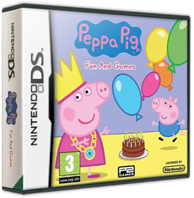 Peppa Pig: Fun and Games - Box - 3D Image