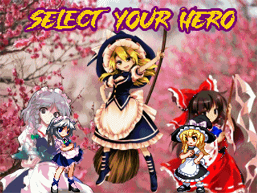 Touhou Madness Wrath: Special Edition - Screenshot - Game Select Image