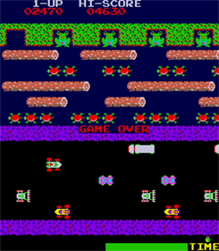 Frogger - Screenshot - Game Over Image