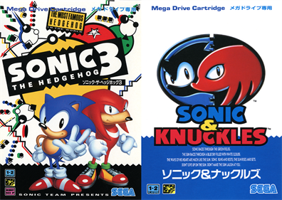 Sonic & Knuckles / Sonic the Hedgehog 3 - Box - Front Image