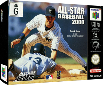 All-Star Baseball 2000 - Box - 3D Image
