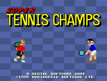 Super Tennis Champs - Screenshot - Game Title Image