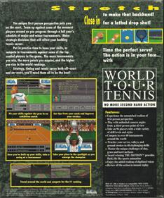 World Tour Tennis - Box - Back Image