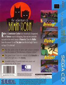 The Adventures of Batman & Robin - Fanart - Box - Back