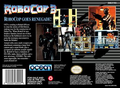 RoboCop 3 - Box - Back Image