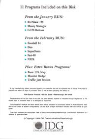 Traffic Jam (RUN) - Box - Back Image