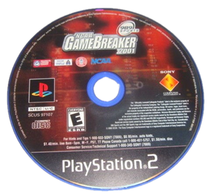 NCAA Gamebreaker 2001 - Disc Image